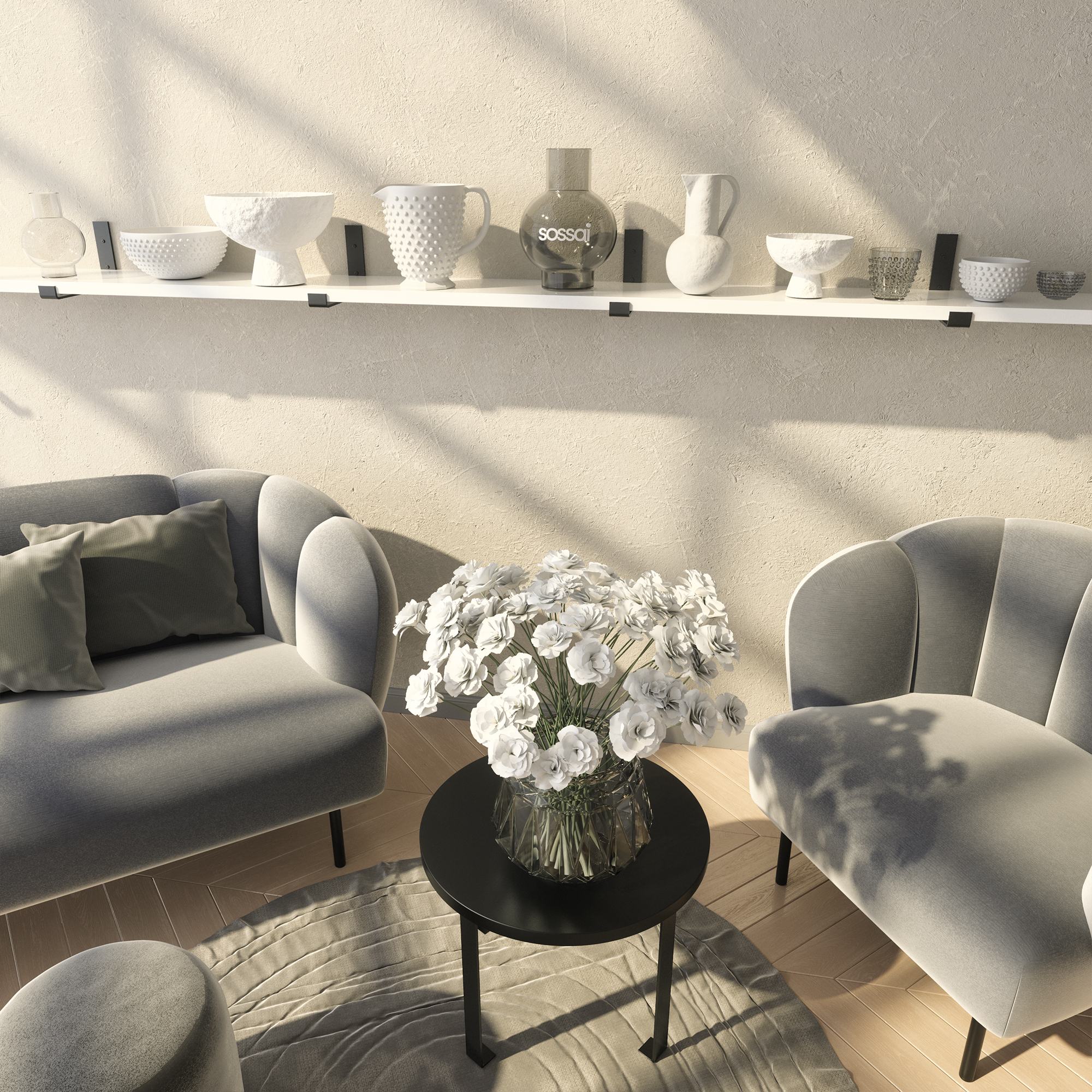 Regalträger | GSHL | 1 Paar | Farbe: Schwarzmatt