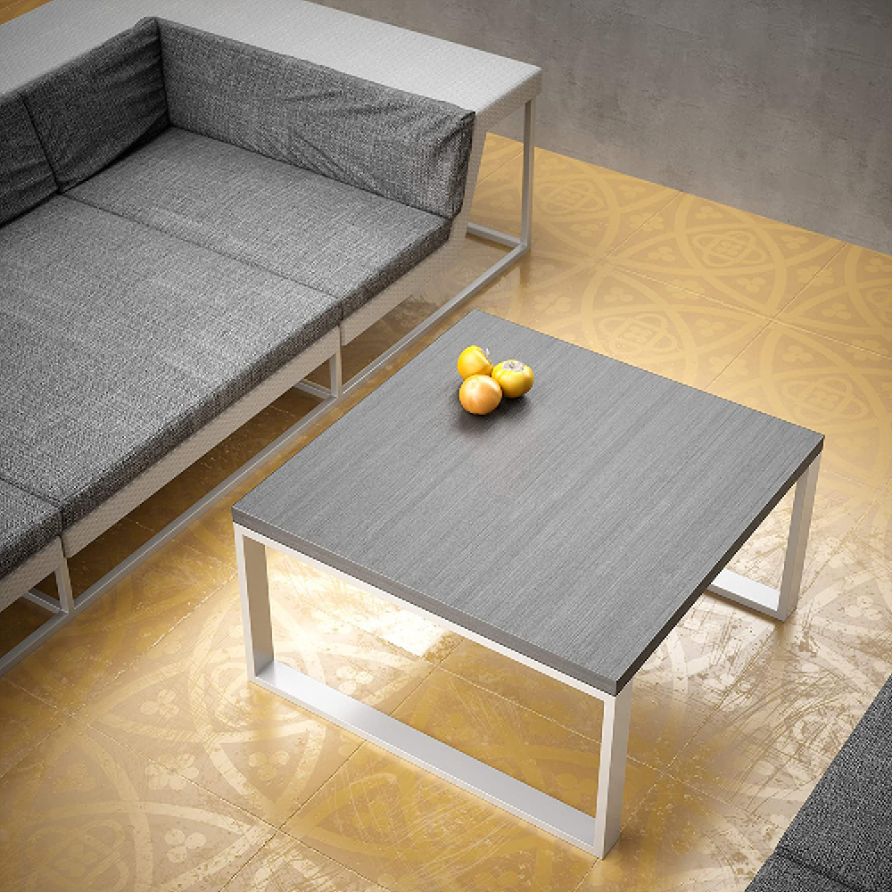 Stahl Couchtischkufen | CKK1 | 2er Set | Weiß