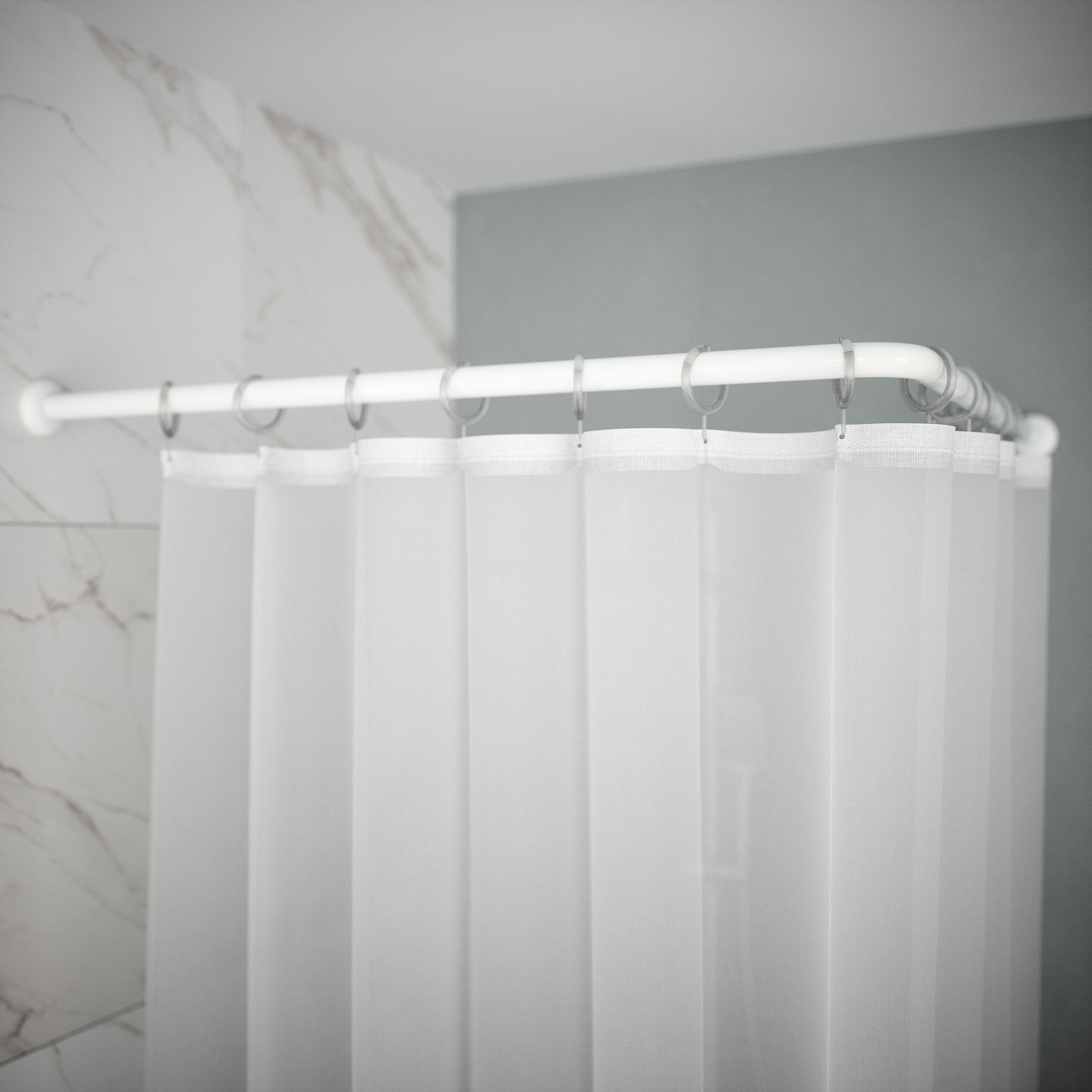 Aquabad® Hastaflex Square Duschvorhangstange DVS3