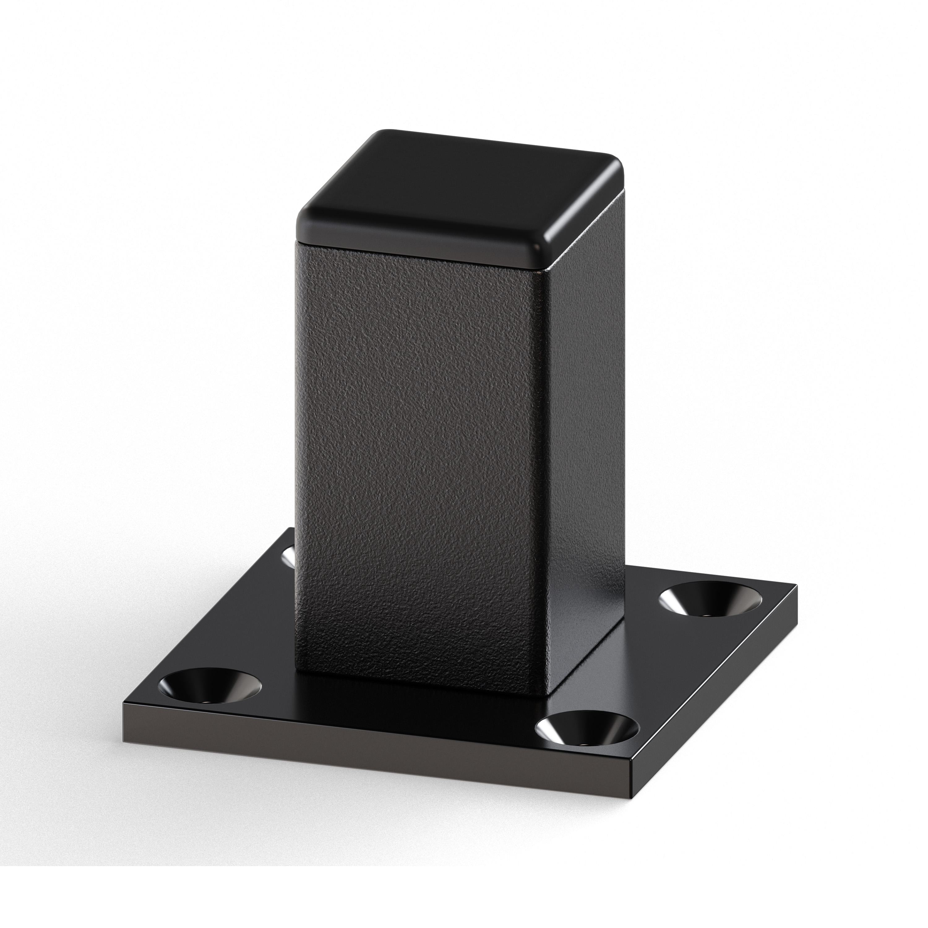 Möbelfüße | E3MF | 4er Set | Farbe: Schwarzmatt