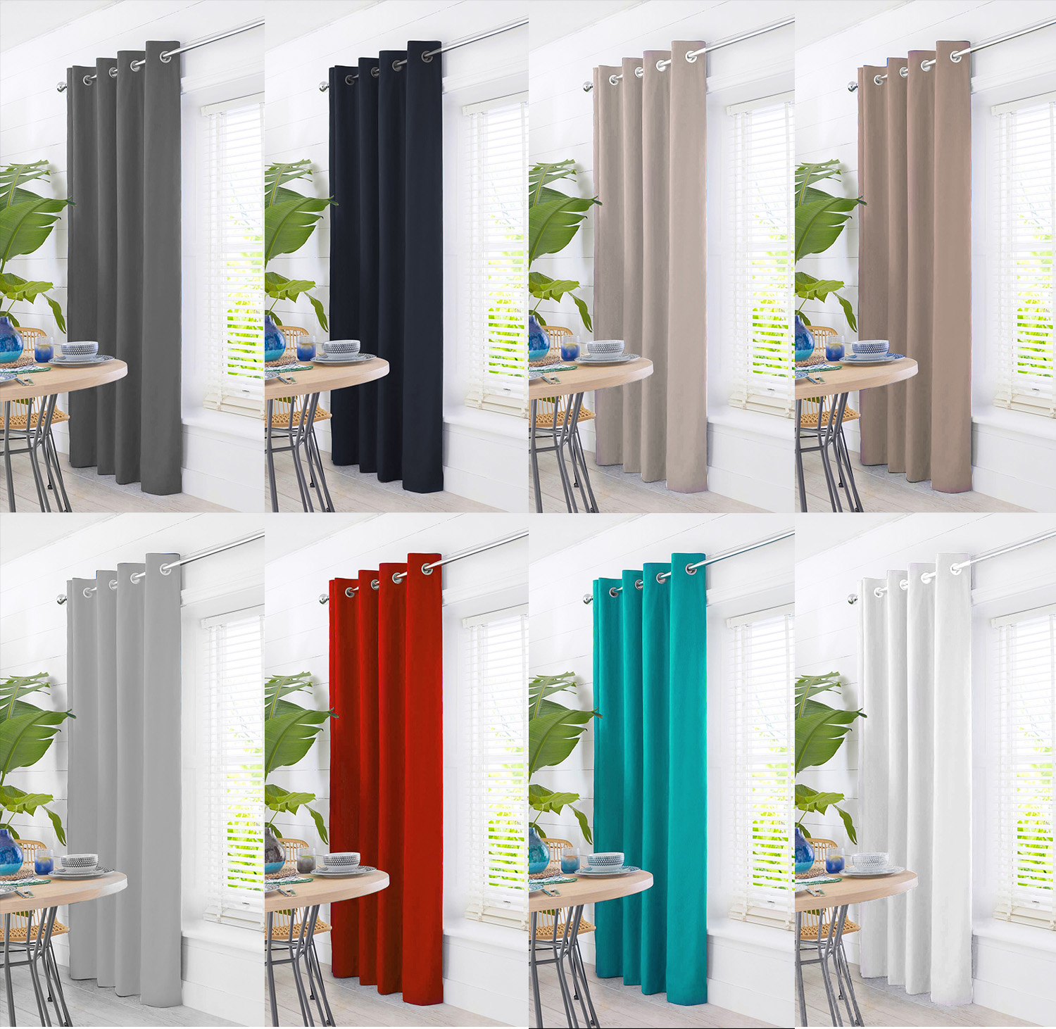Verdunkelungsvorhang B: 140 cm x H: 250 cm