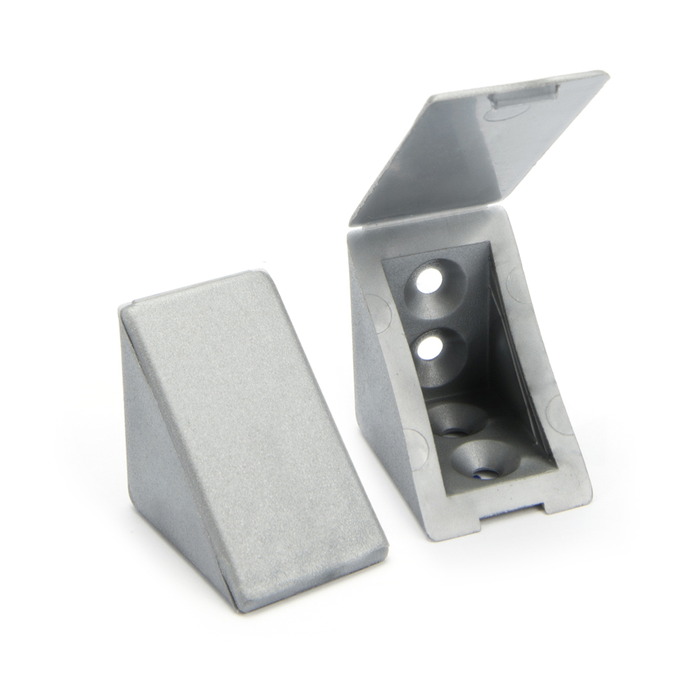 Korpusverbinder | BT1 | Farbe: Silber | 2 Loch