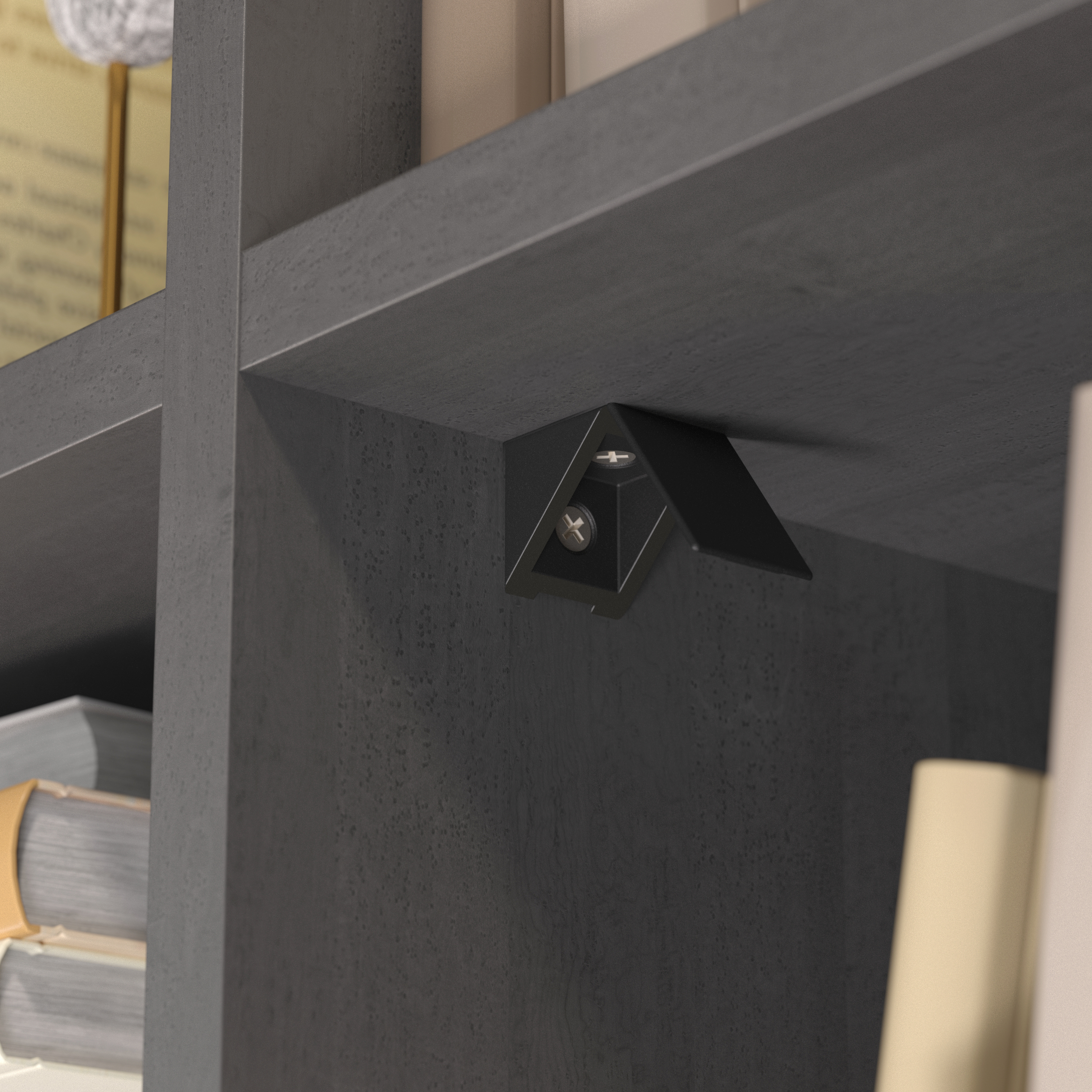 Korpusverbinder | BT1 | Farbe: Schwarz | 1 Loch