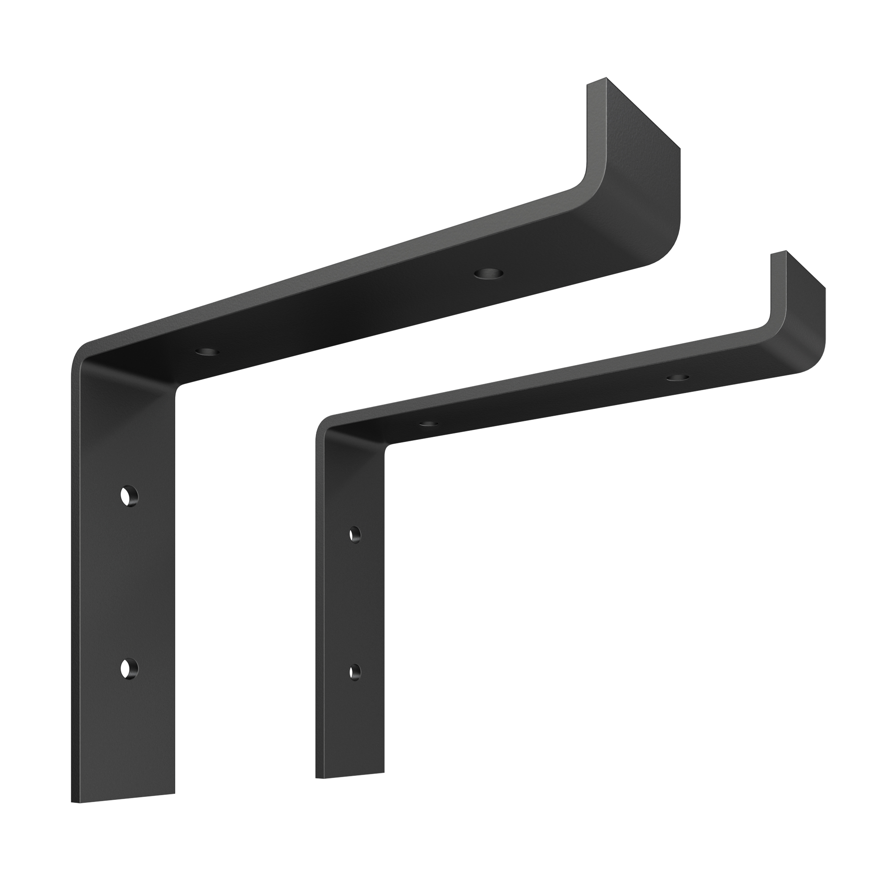 Regalträger | GSHZ | 1 Paar | Farbe: Schwarzmatt