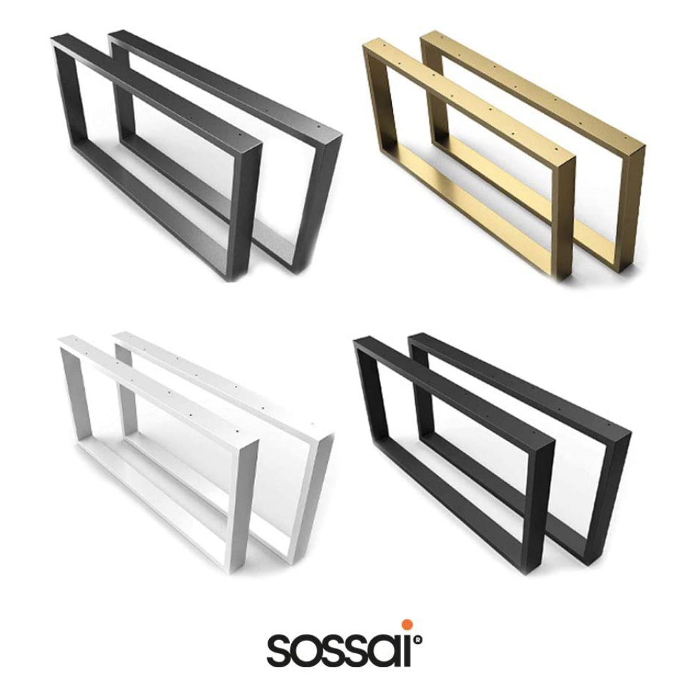 Stahl Couchtischkufen | CKK1 | 2er Set | Schwarz