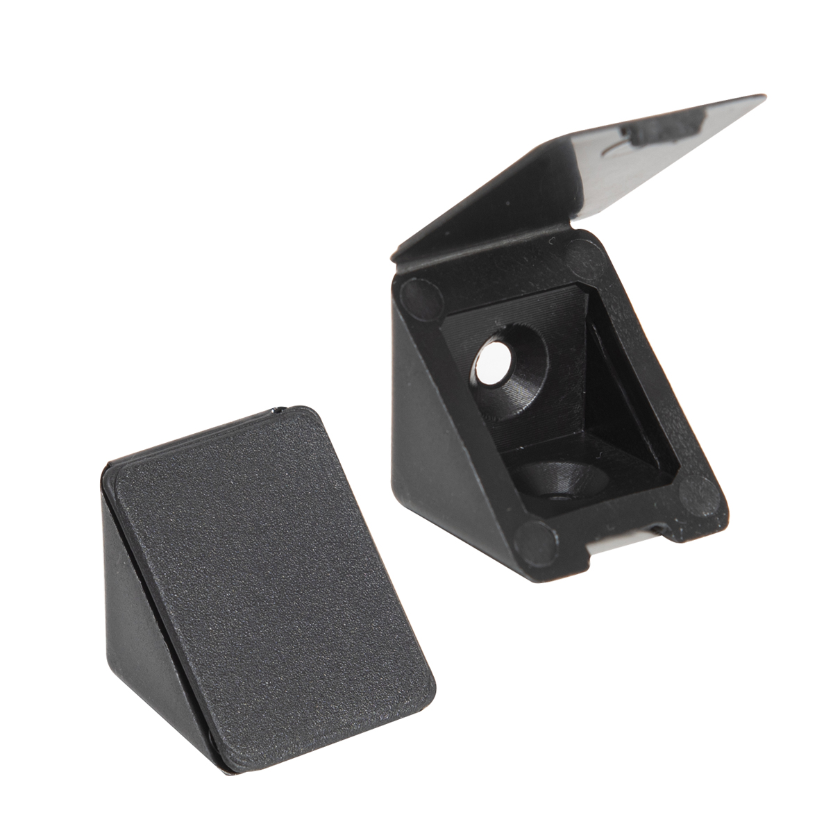 Korpusverbinder | BT1 | Farbe: Schwarz | 1 Loch