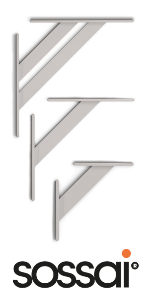 Regalträger | FSHR | 1 Paar | Farbe: Silber