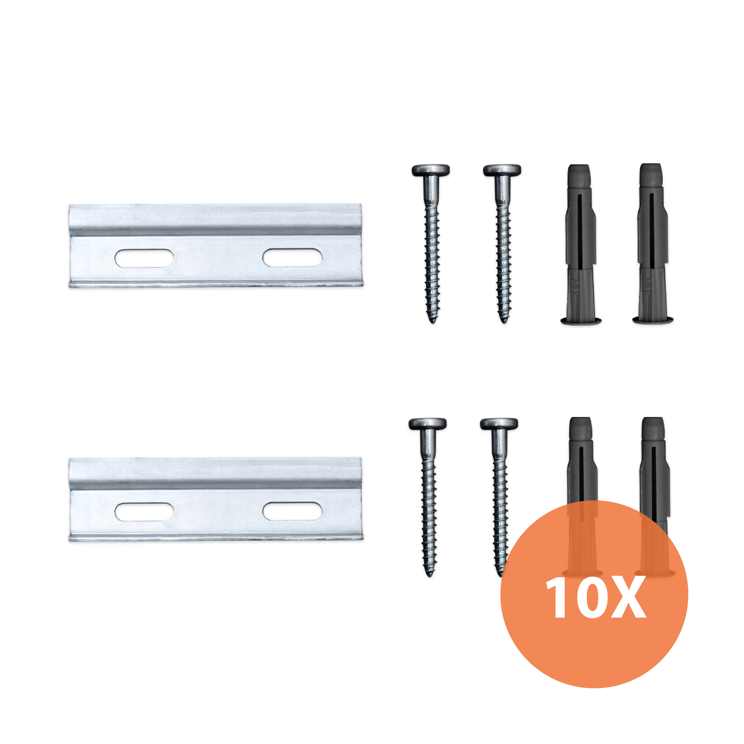Dexo Kurzschienen Set | Länge 10 cm