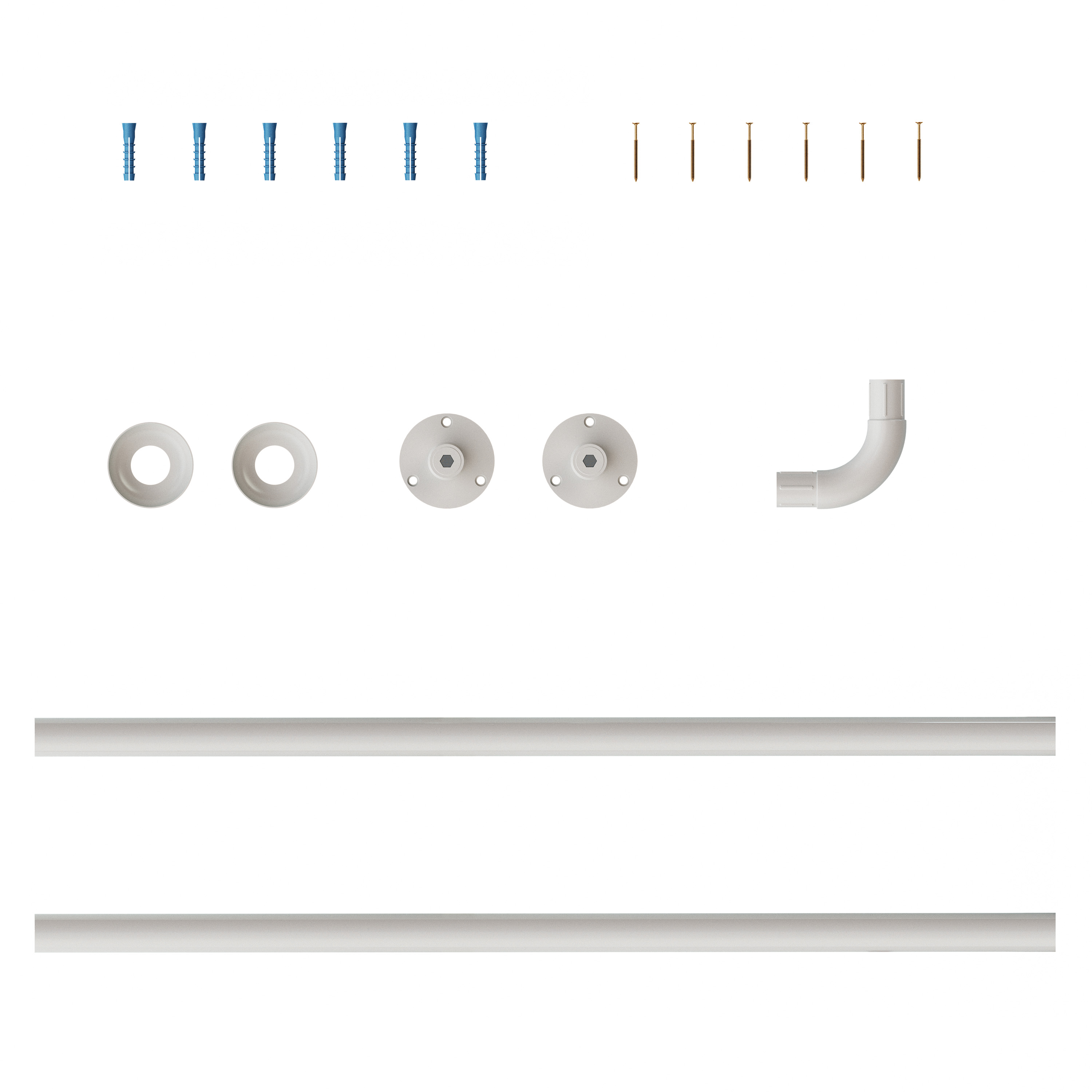 Aquabad® Hastaflex Square Duschvorhangstange DVS3