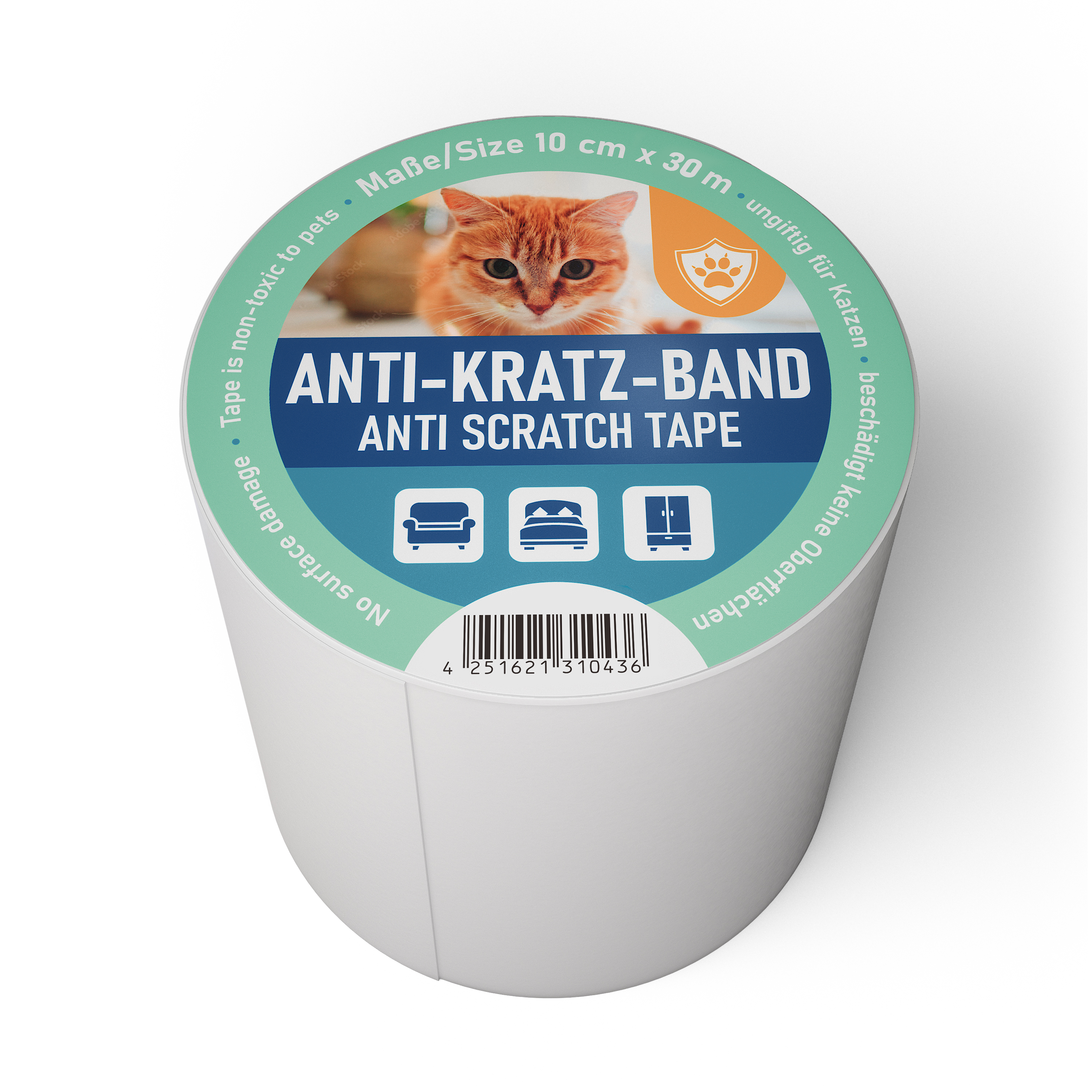 Anti-Kratz-Band transparent & selbstklebend