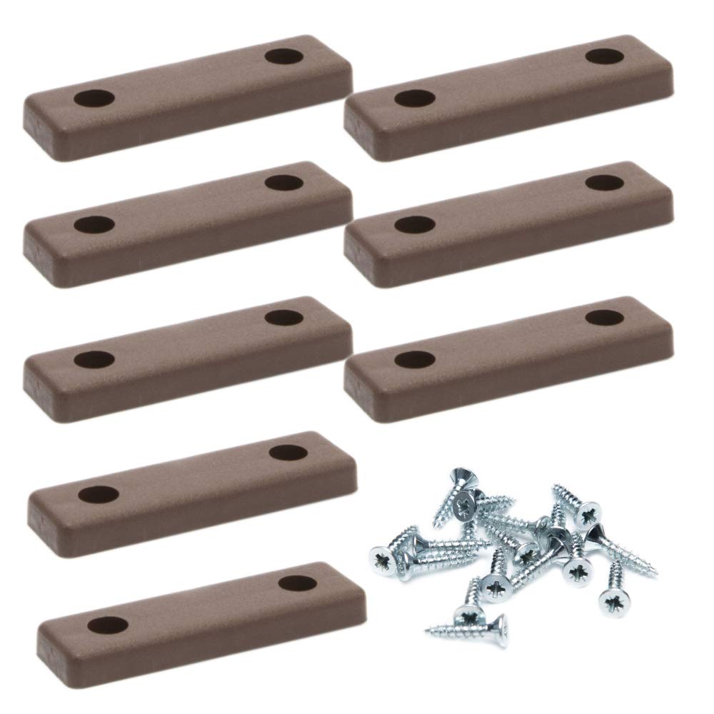 Möbelpads | Farbe: Braun | Größe: 50x14x5mm