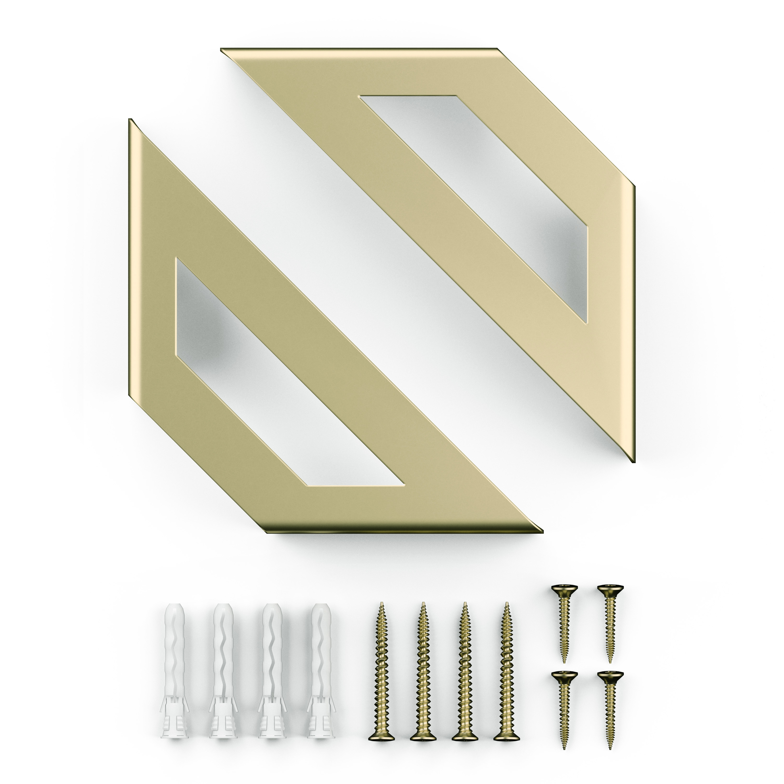 Regalträger | GSHR | 1 Paar | Farbe: Gold
