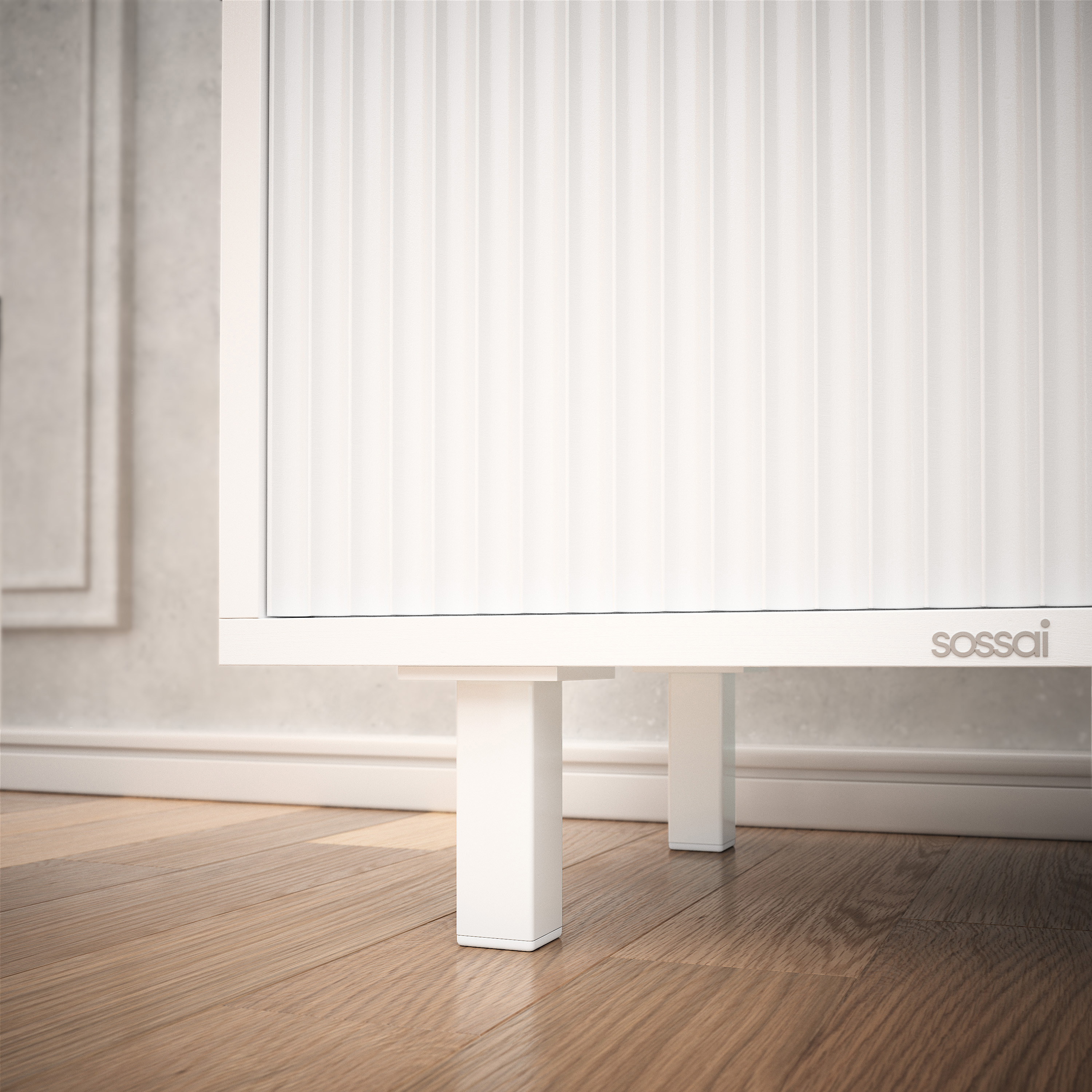 Möbelfüße | E3MF | 4er Set | Farbe: Weiß