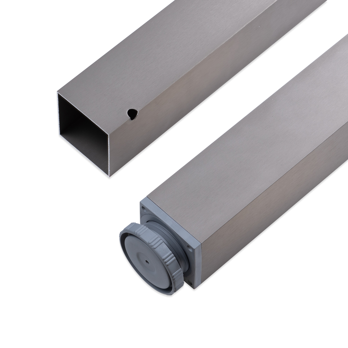Tischbeine | TBEGS | 4er Set | Farbe: Edelstahl