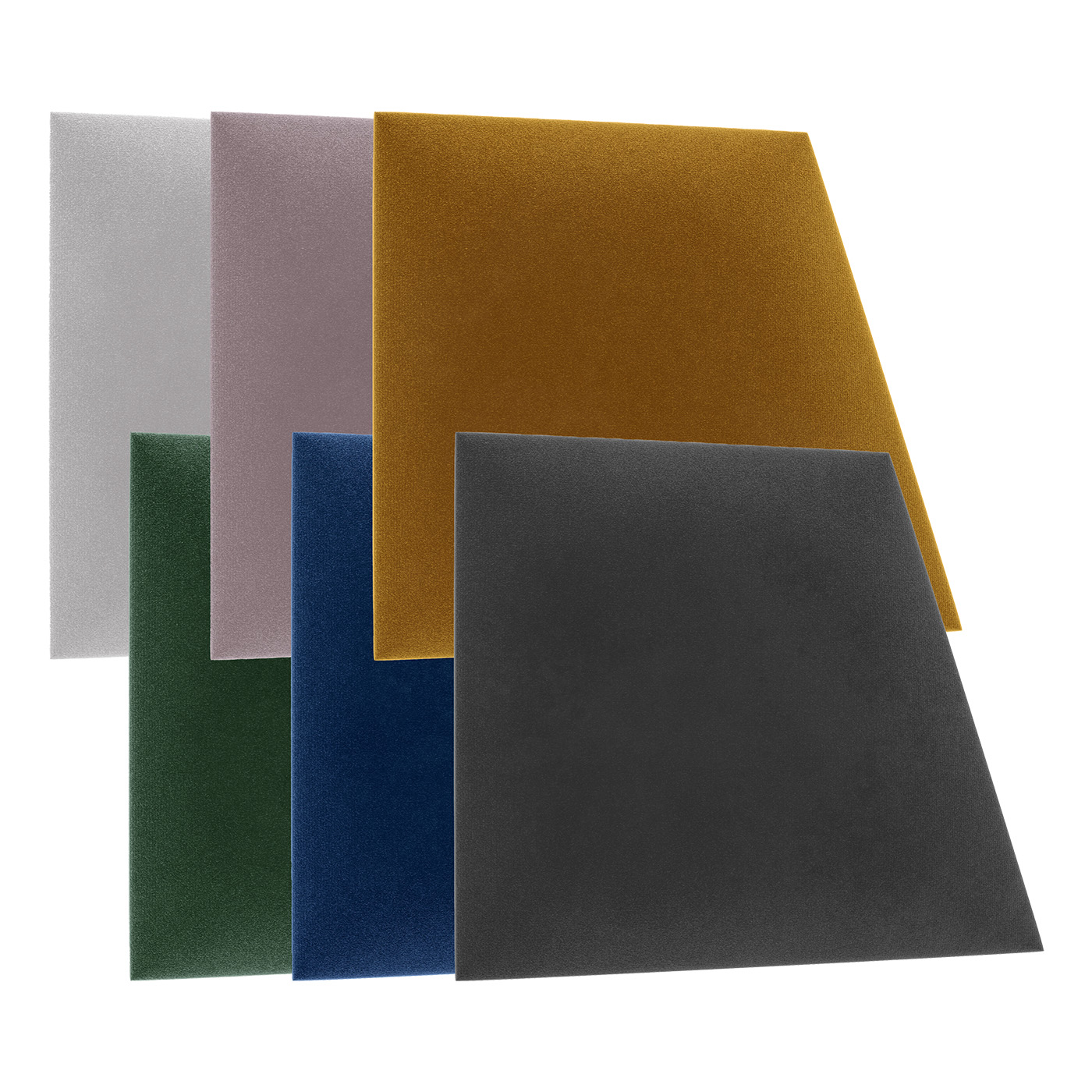 Toppa Wandpaneel gepolstert, Trapez 35 x 25 x 30 cm