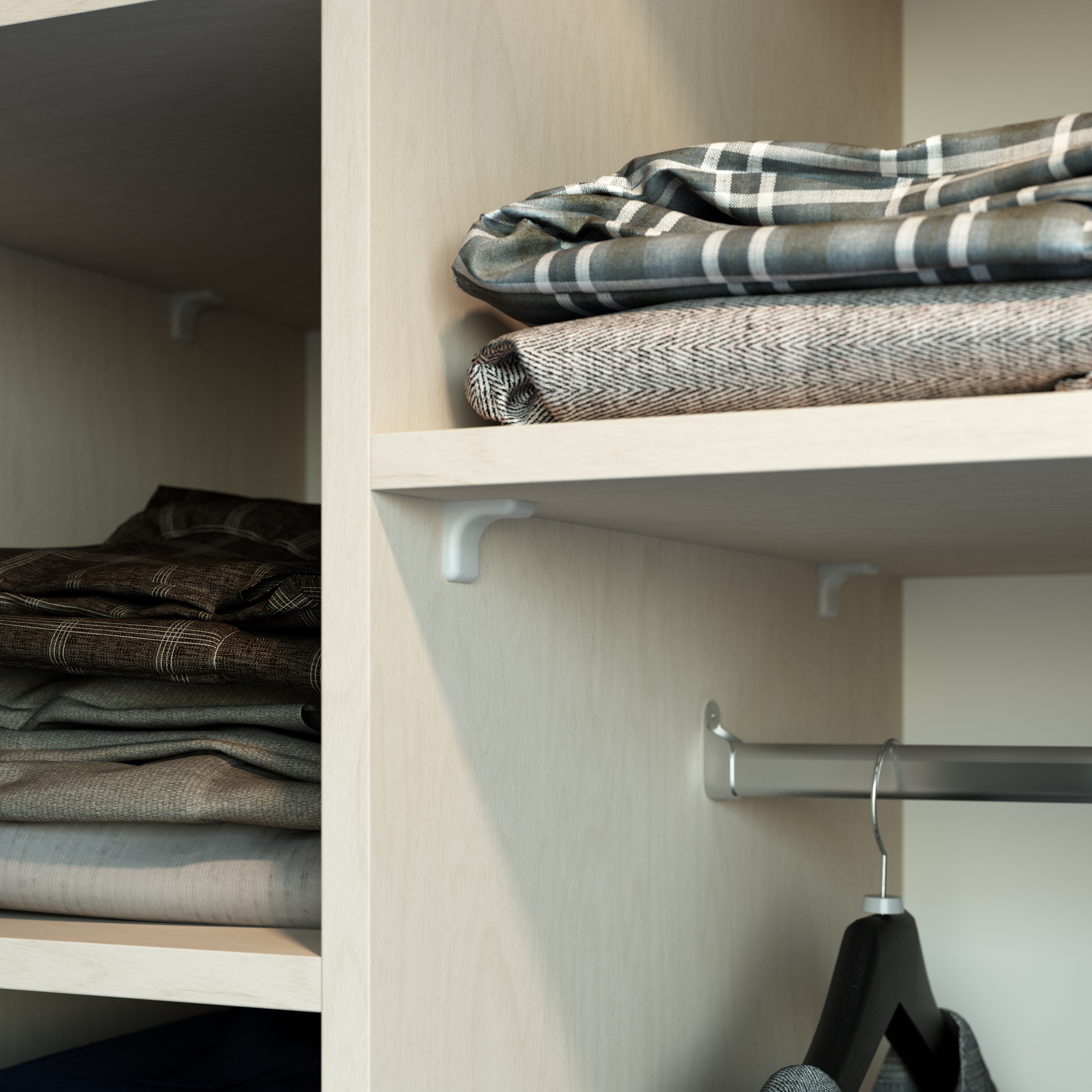 Korpusverbinder Stahl | BT2 | Farbe: Weiß