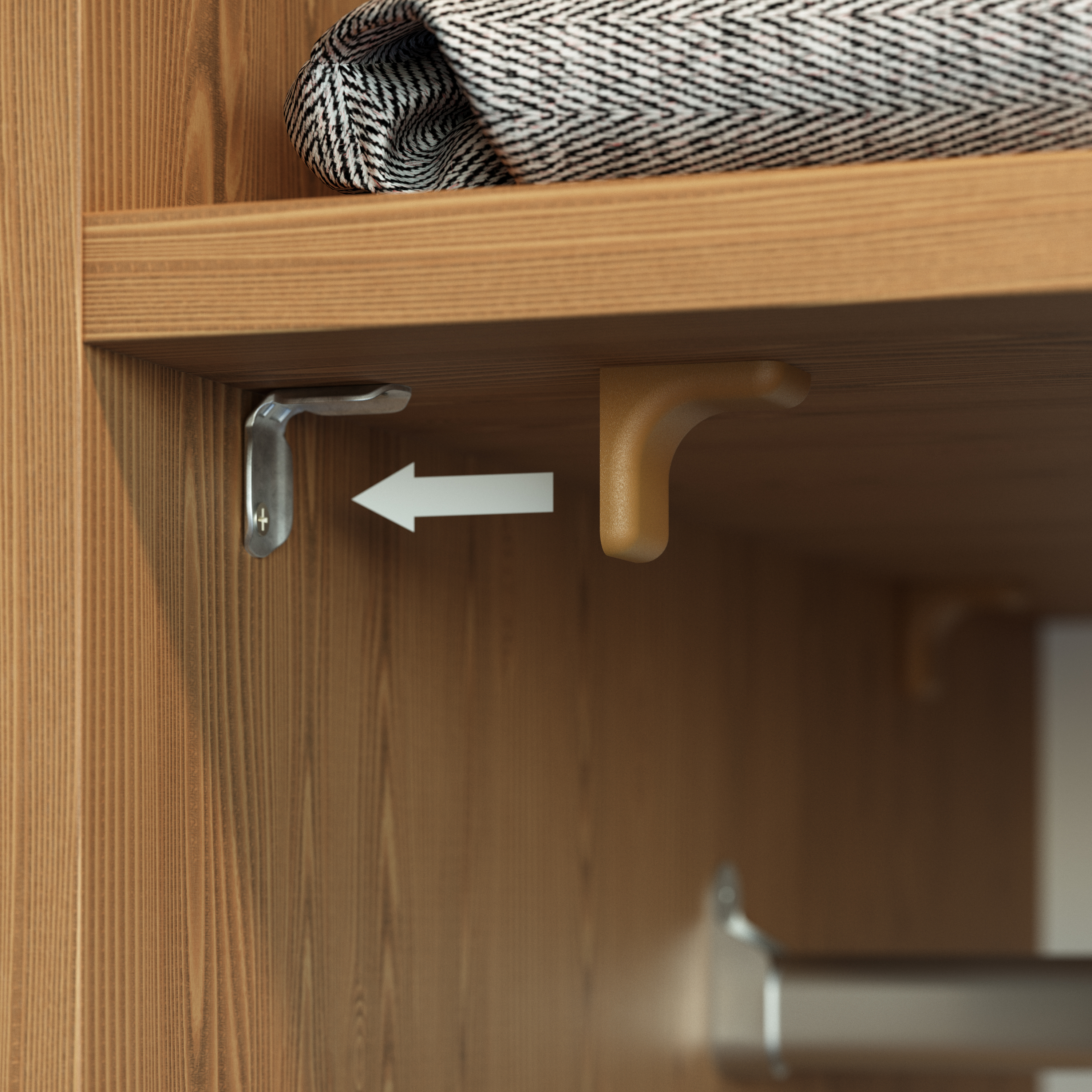 Korpusverbinder Stahl | BT2 | Farbe: Beige