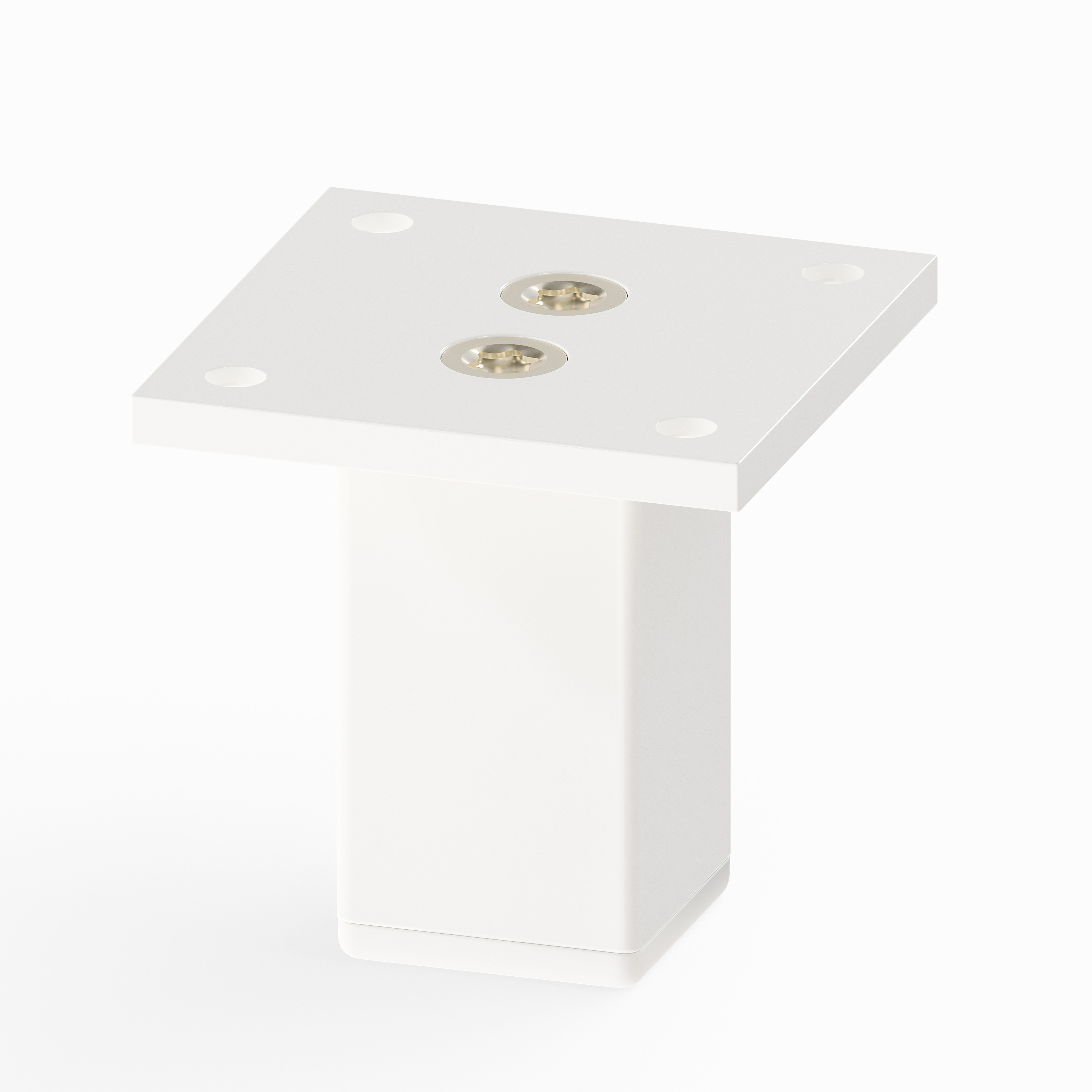 Möbelfüße | E3MF | 4er Set | Farbe: Weiß