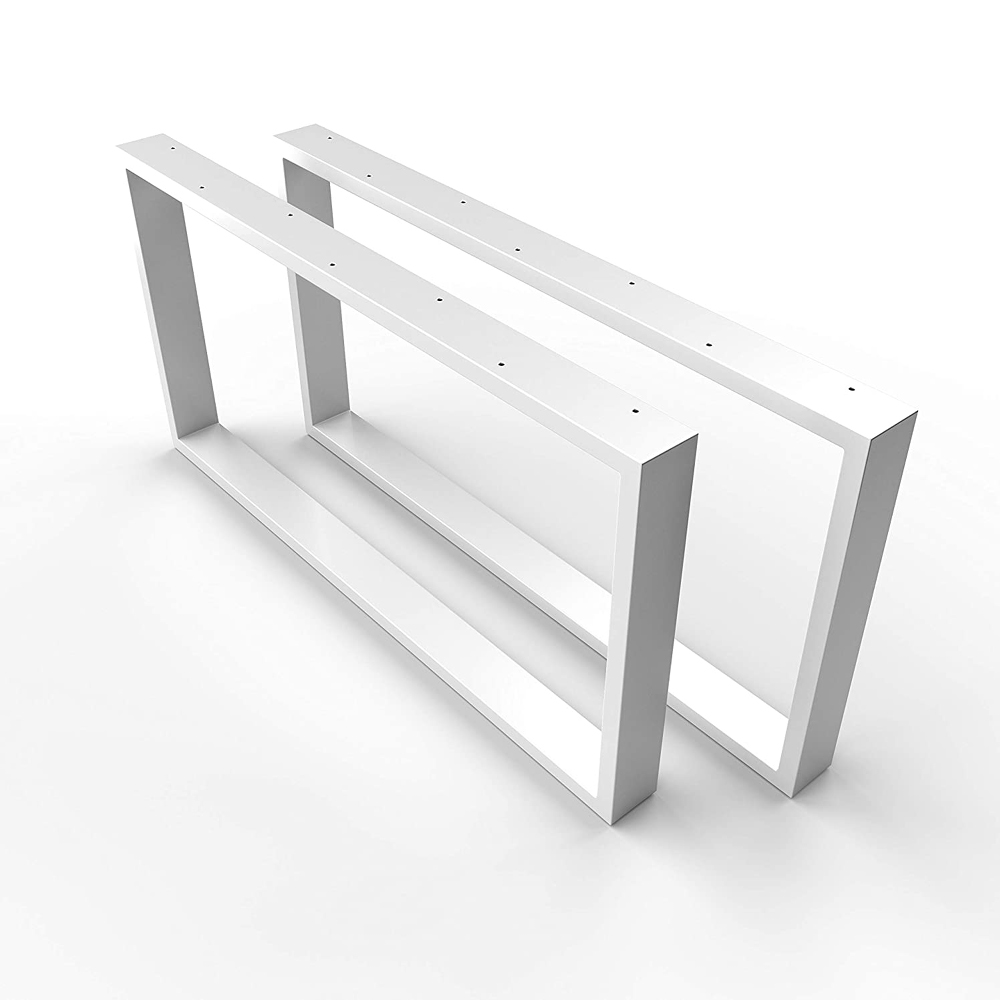 Stahl Couchtischkufen | CKK1 | 2er Set | Weiß
