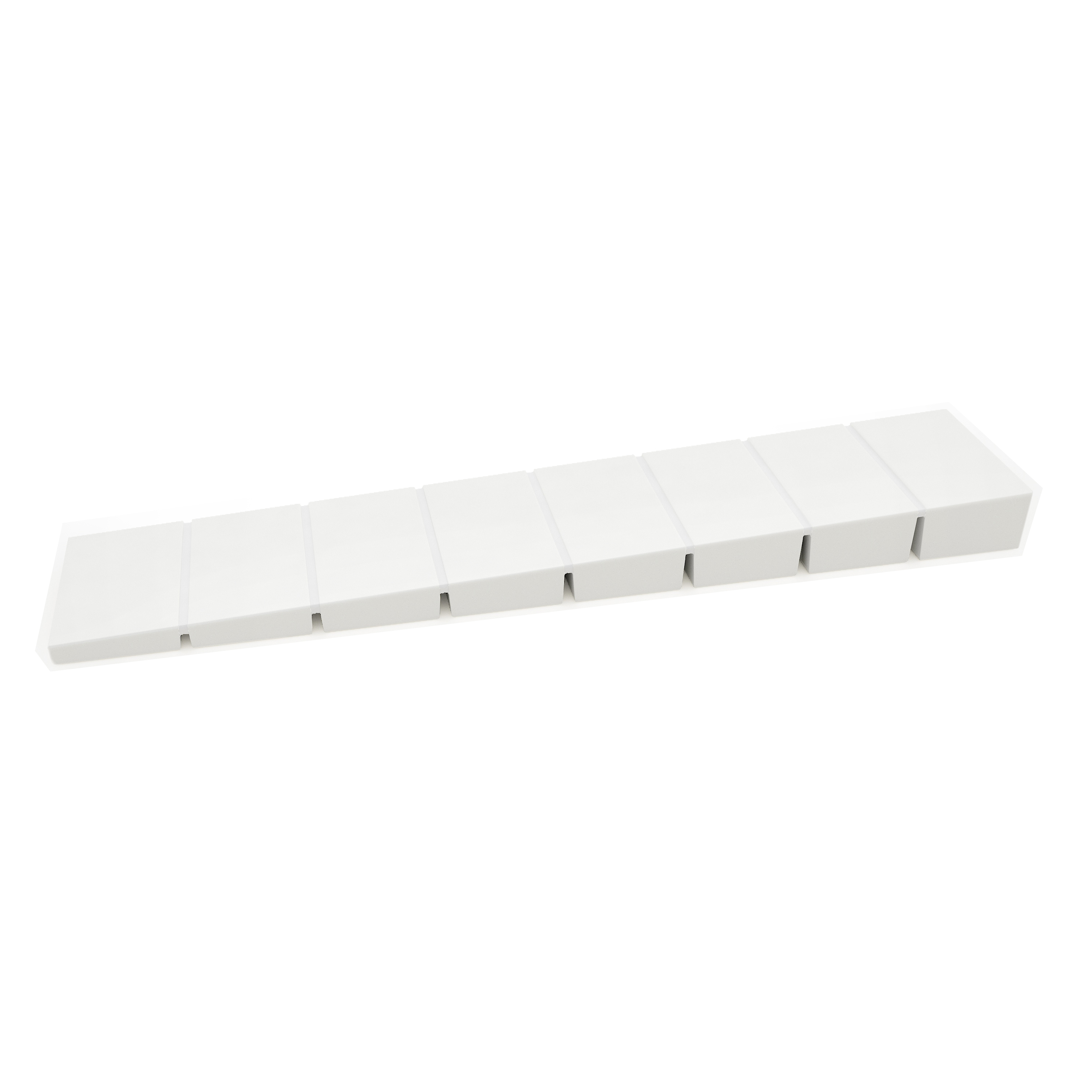 Möbelkeile | MKB-100 | Farbe: Weiß