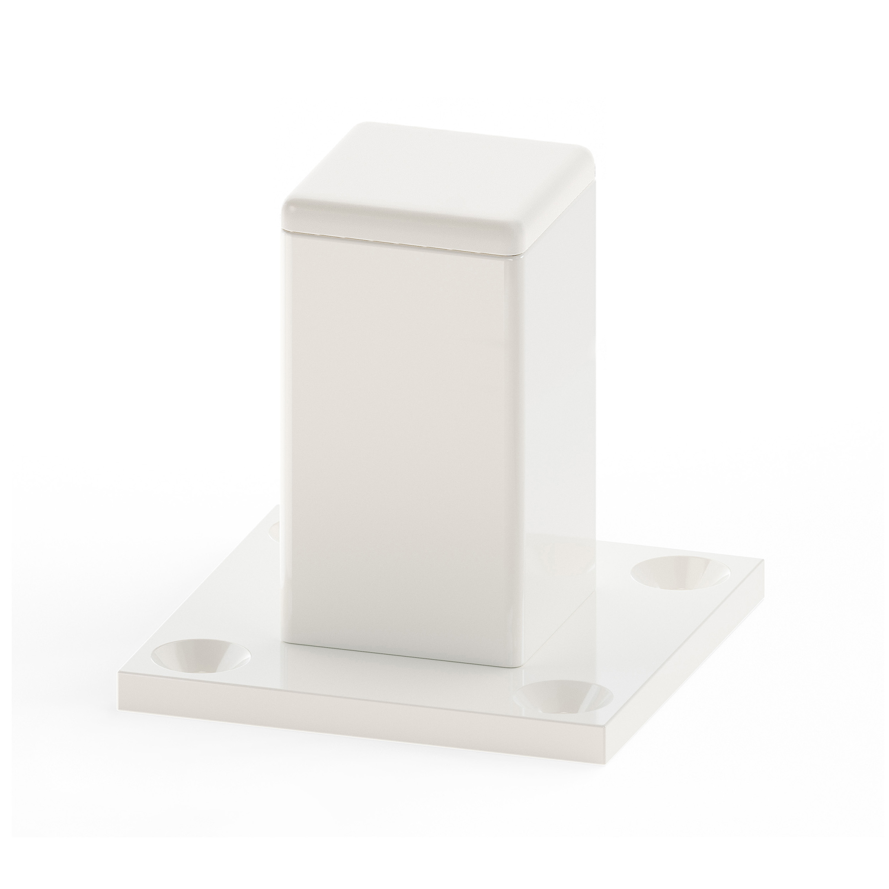 Möbelfüße | E3MF | 4er Set | Farbe: Weiß