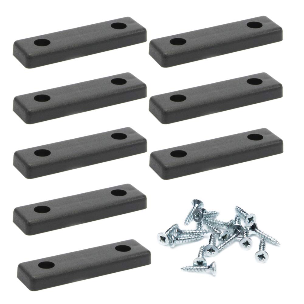 Möbelpads | Farbe: Schwarz | Größe: 50x14x5mm