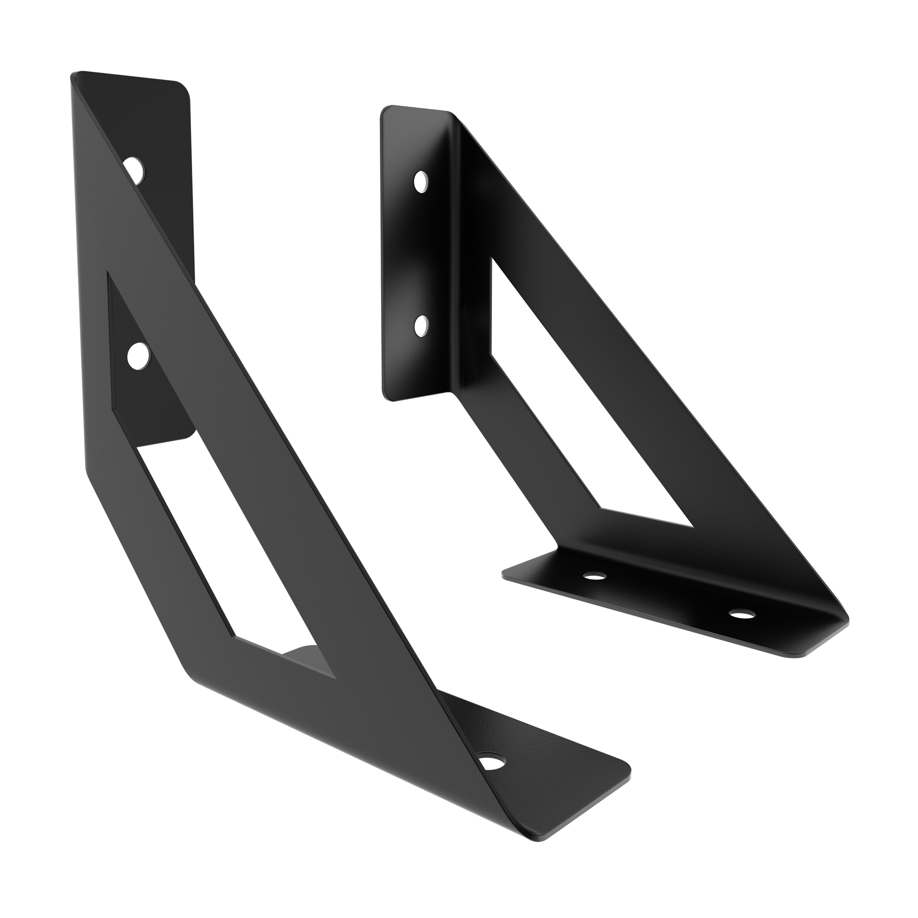 Regalträger | GSHR | 1 Paar | Farbe: Schwarzmatt
