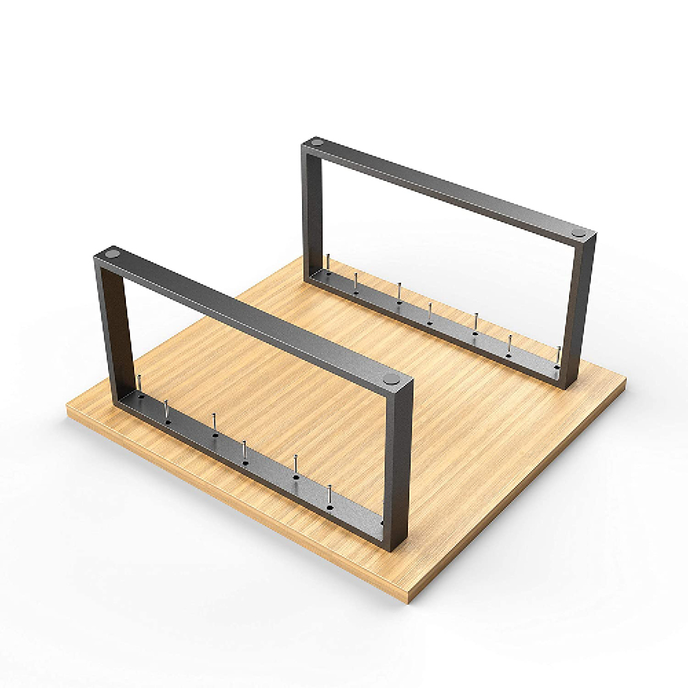 Stahl Couchtischkufen | CKK1 | 2er Set | Anthrazit